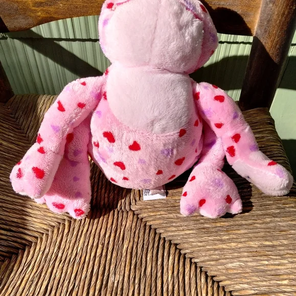 Ganz Webkinz Love Frog HM144 Valentine's Day Pink W/ Hearts No Code - Picture 6 of 13